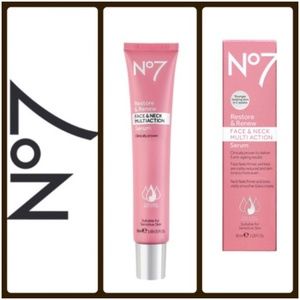 No7 Restore & Renew Face & Neck Multi Action Serum